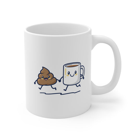 Skipping Coffee and Poop - Coffee Mug!!