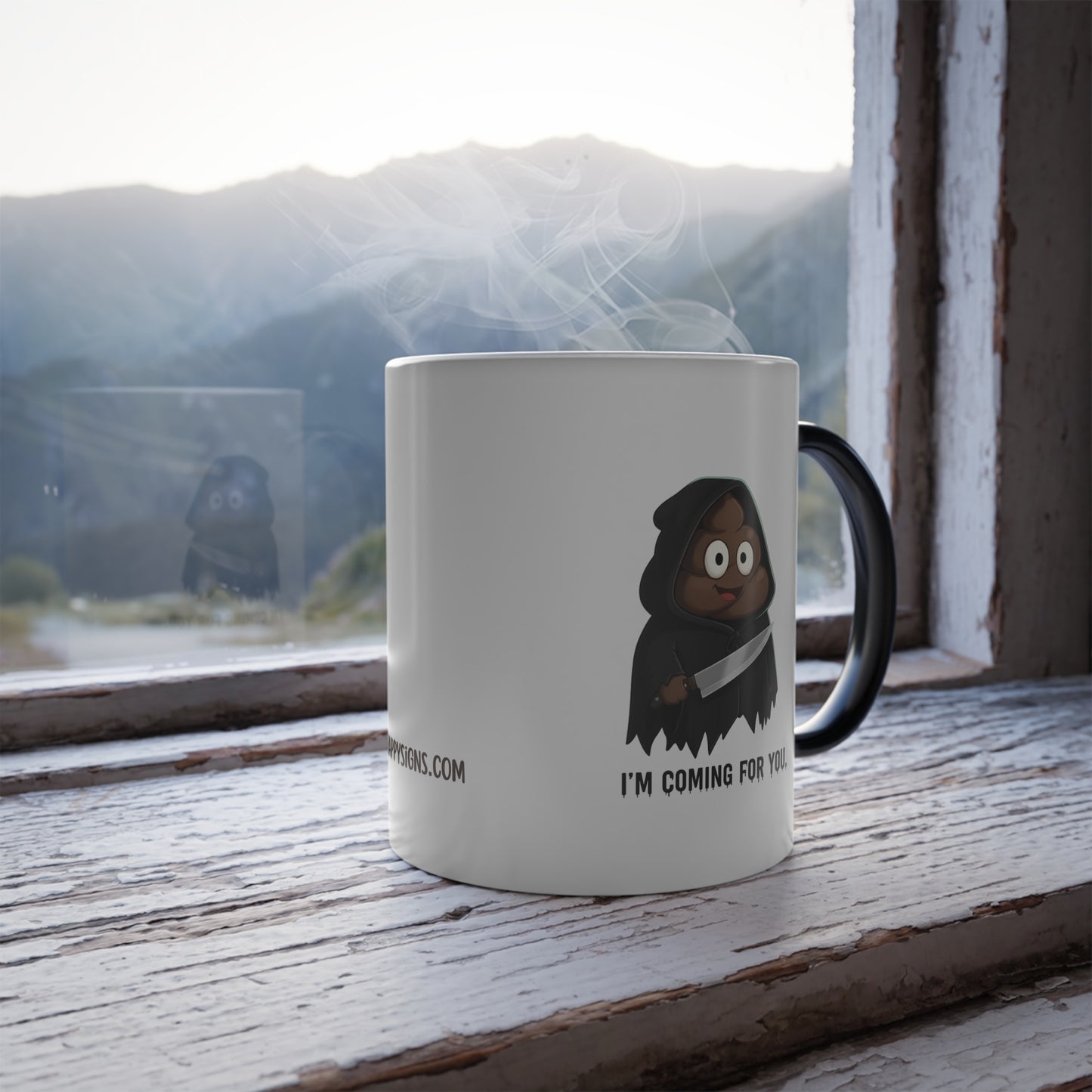 He's Coming for You!!!! Color Changing Mug, Great Halloween Gift - Limited Time Only