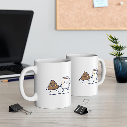 Skipping Coffee and Poop - Coffee Mug!!